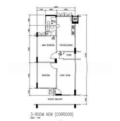 Blk 252 Hougang Avenue 3 (Hougang), HDB 3 Rooms #597135051